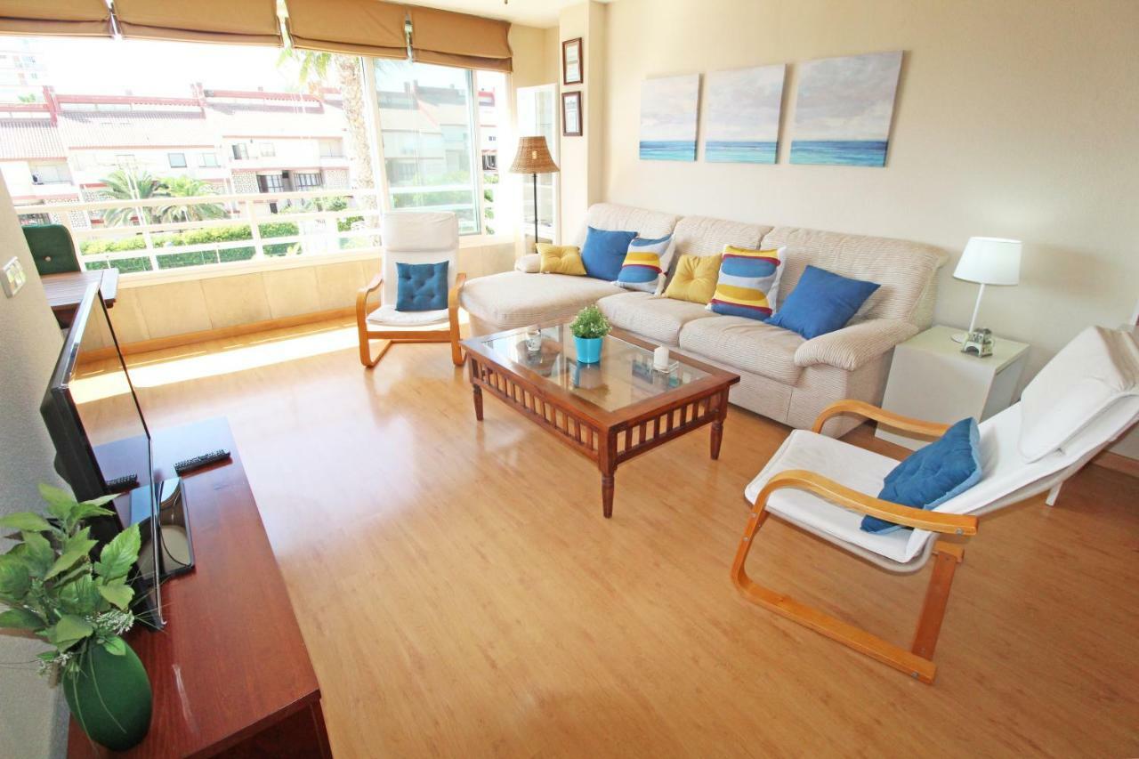 1A Linea Playa San Juan. Vistas. Piscina. Bbq. Gym Apartment El Campello Ngoại thất bức ảnh